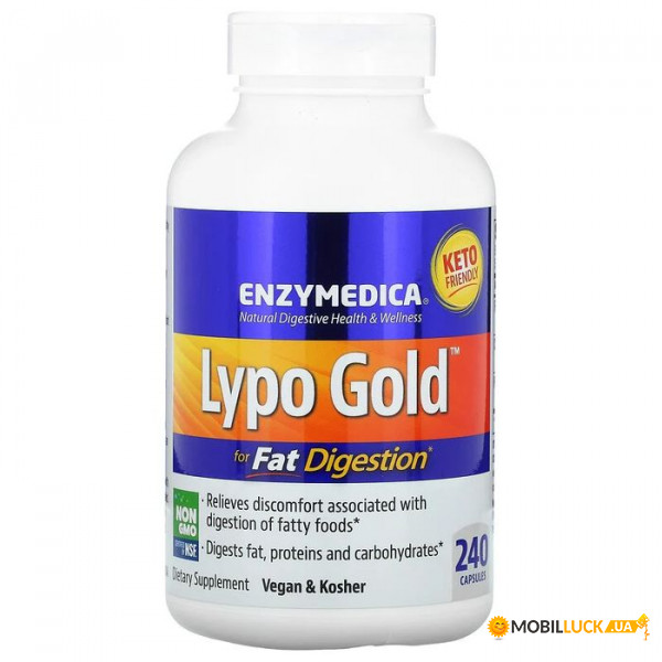  Enzymedica Lypo Gold 240  