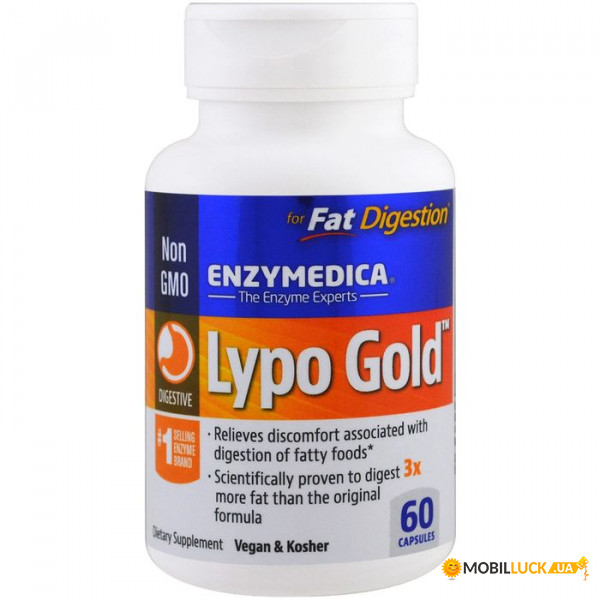    Enzymedica Lypo Gold 60  