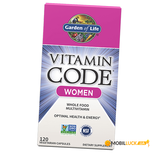  Garden of Life Vitamin Code Women Multivitamin 120 (36473002)