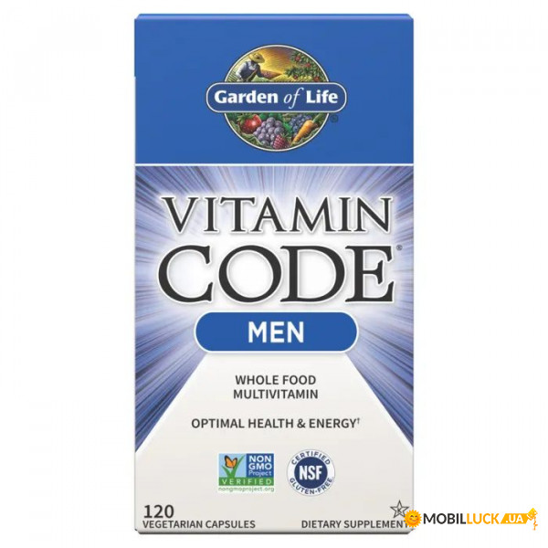  Garden of Life Vitamin Code Men 120  