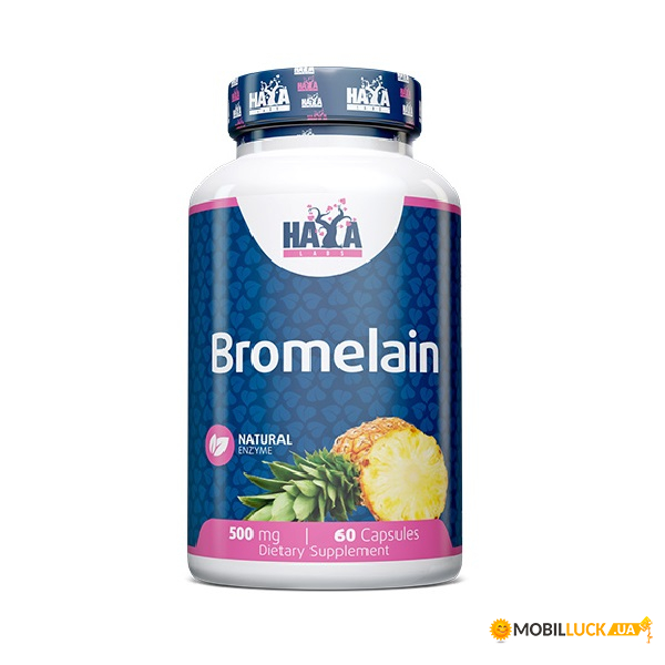  Haya Labs Bromelain 500 mg 60  