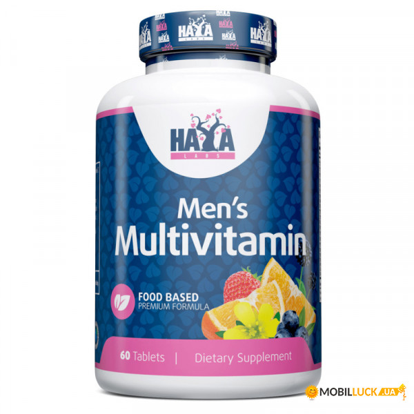  Haya Labs Food Based Mens Multi 60  