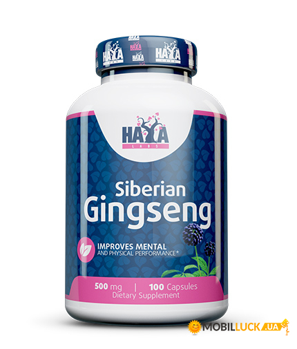  Haya Labs Siberian Ginseng 500 mg 100  