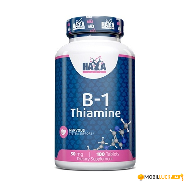  Haya Labs Vitamin B1 50 mg 100  