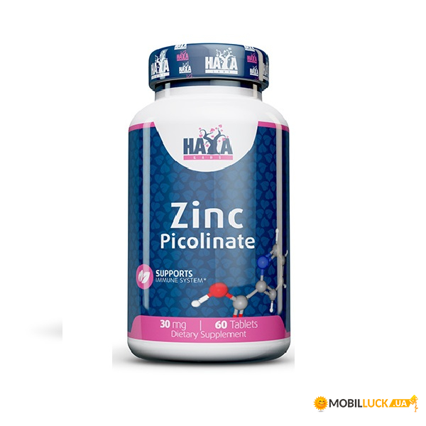  Haya Labs Zinc Picolinate 30 mg 60  