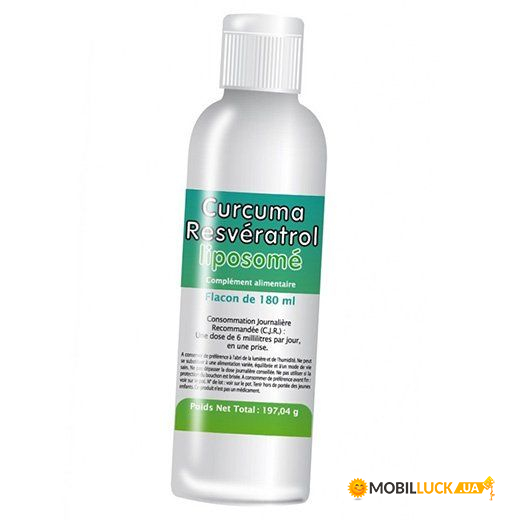     Health Optimisation Devices Liposomal Curcuma Resveratrol 300 (71462001)