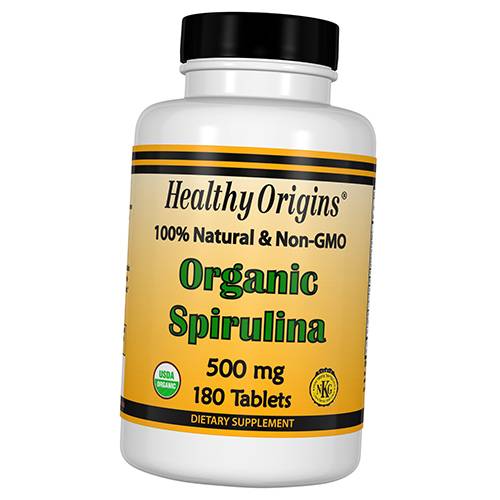  Healthy Origins Organic Spirulina 500 180 (36354005)