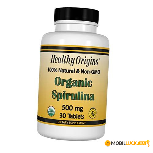  Healthy Origins Organic Spirulina 500 30 (36354005)