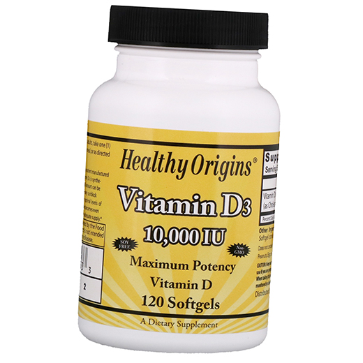  Healthy Origins Vitamin D3 10000 120 (36354006)