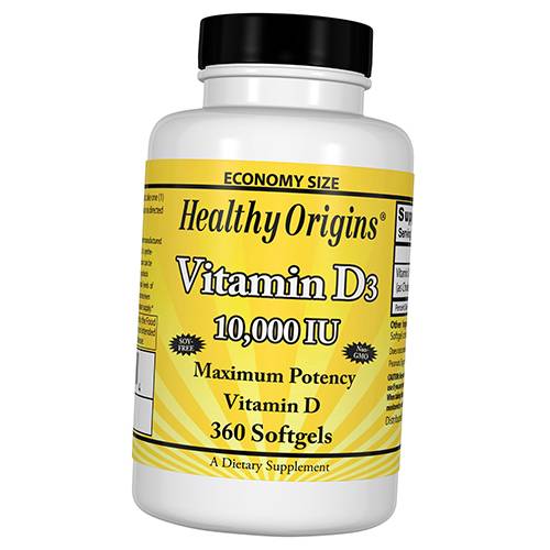  Healthy Origins Vitamin D3 10000 360 (36354006)