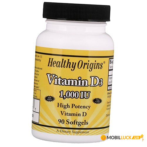  Healthy Origins Vitamin D3 1000 90 (36354017)