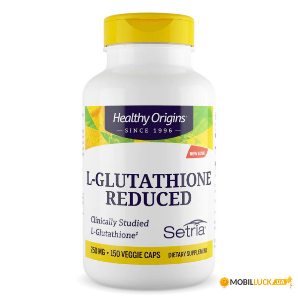  Healthy Origins L-Glutathione Setria 250 mg 150  