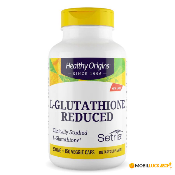  Healthy Origins L-Glutathione Setria 500 mg 150  