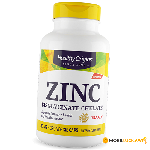  Healthy Origins Zinc Bisglycinate Chelate 120 (36354056)