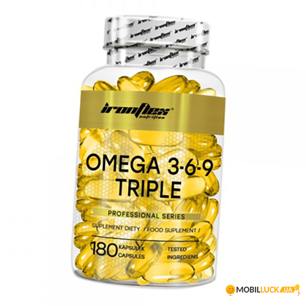 Triple Omega 3 6 9 Iron Flex Omega 3-6-9 Triple 180  (67291003)