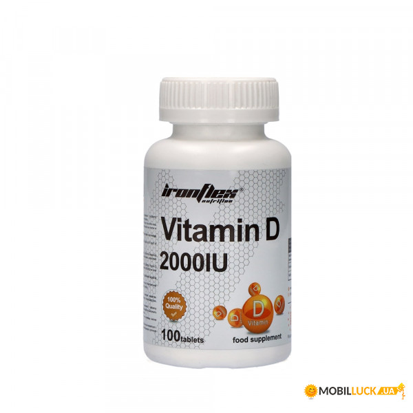  IronFlex Vitamin D3 2000 100  