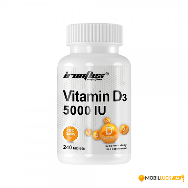  IronFlex Vitamin D3 5000 240  