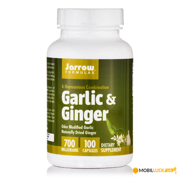    Jarrow Formulas Garlic  Ginger 100  