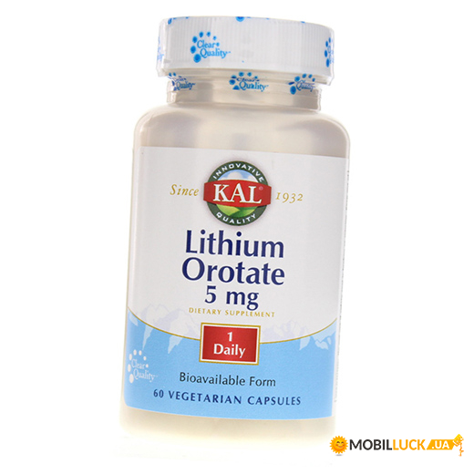  KAL Lithium Orotate 5 60  (36424005)