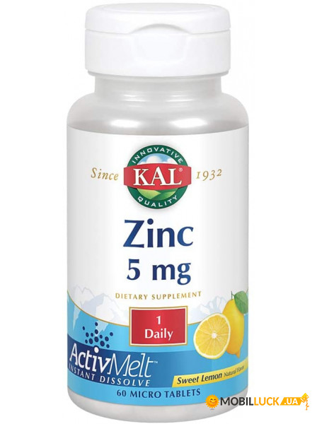  KAL Nutritional Zinc 60   (4384303026)