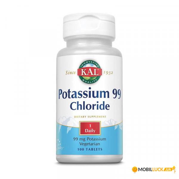  KAL Potassium 99 Chloride 100 tab