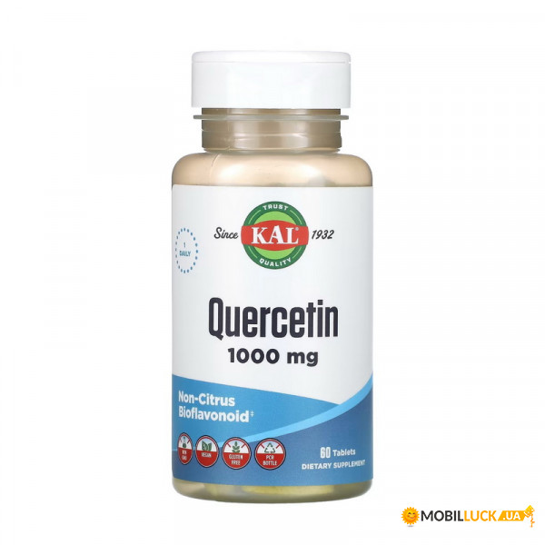  KAL Quercetin 1000 mg 60 tab