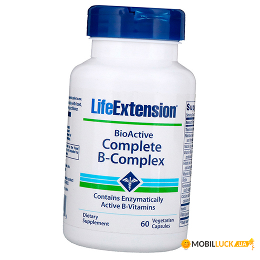  Life Extension BioActive Complete B-Complex 60  (36346046)