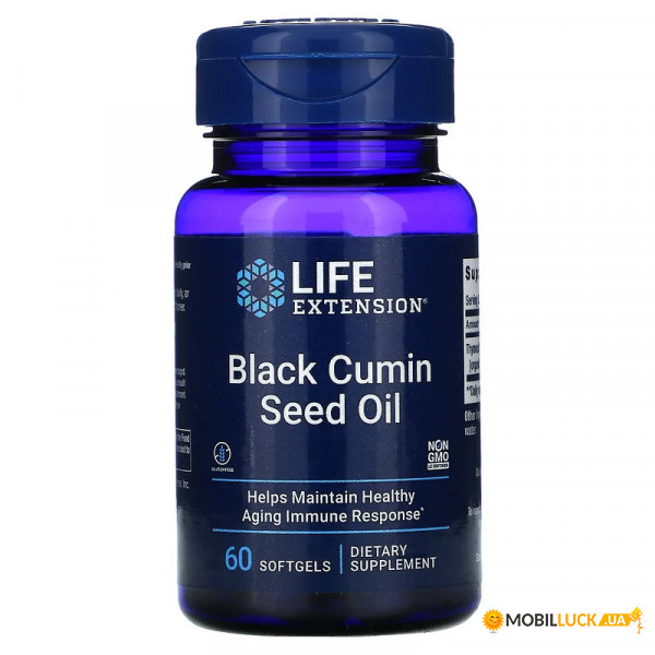 ³   Life Extension Black Cumin Seed Oil 60 