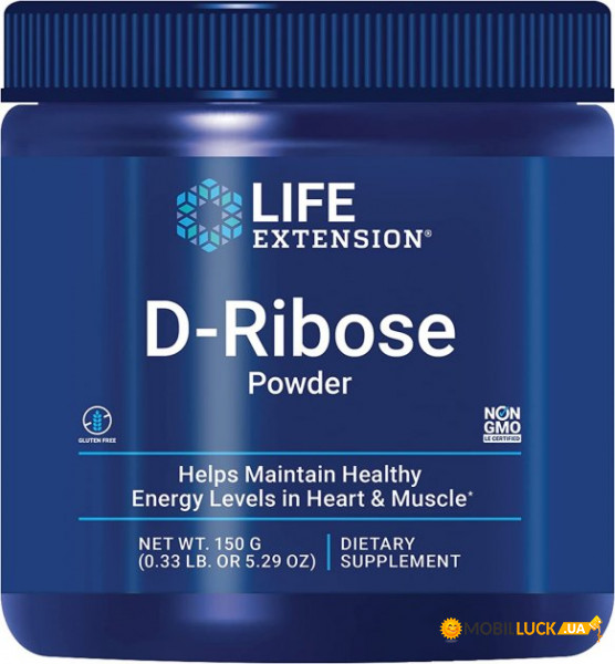  Life Extension D-Ribose Powder 150   