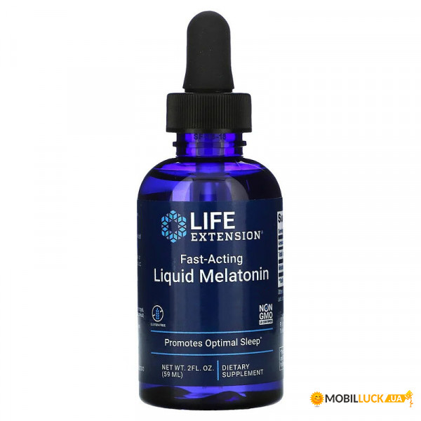    Life Extension Fast-Acting Liquid Melatonin 59  -