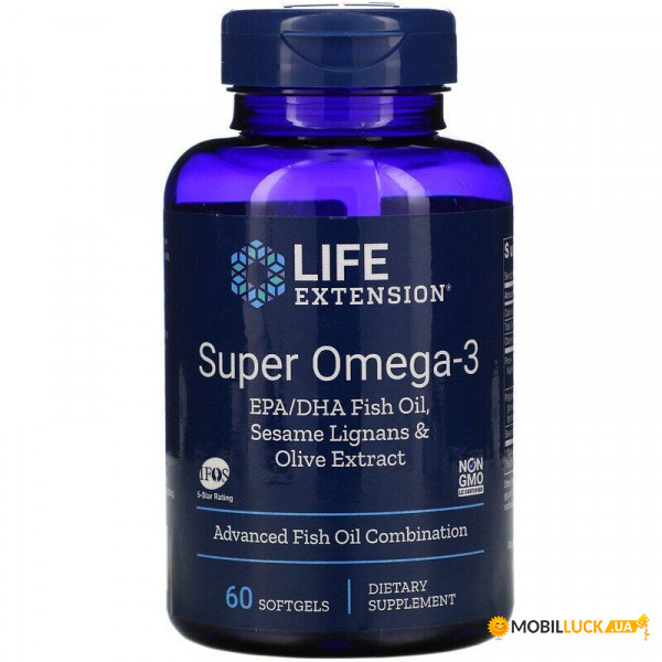   Life Extension Super Omega-3 60 