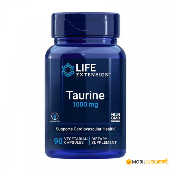  Life Extension Taurine 1000 mg 90 veg caps