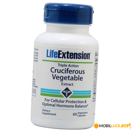  Life Extension Triple Action Cruciferous 60  (71346016)