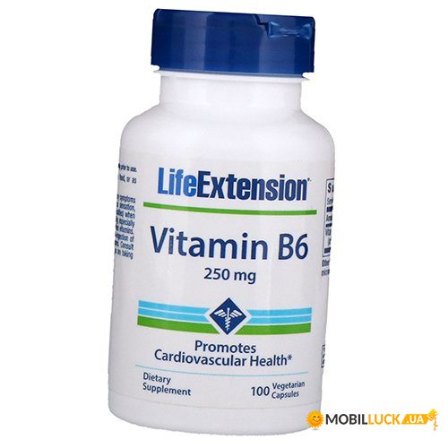  Life Extension Vitamin B6 250 100  (36346036)