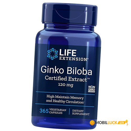  Life Extension Ginkgo Biloba 120 365 (71346004)