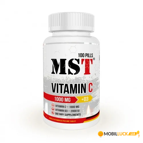    MST Nutrition Vitamin C+D 100  