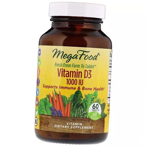 ³ 3 Mega Food Vitamin D3 1000 60 (36343034)