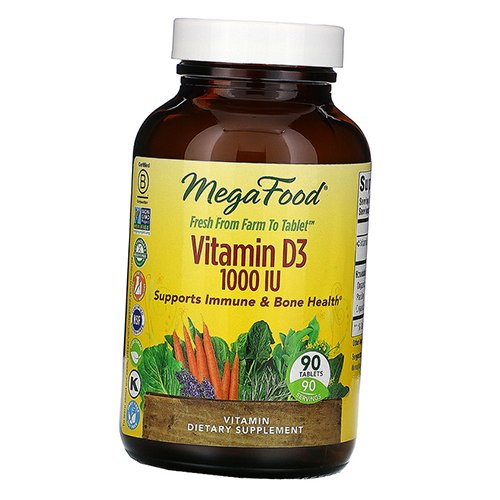  3 Mega Food Vitamin D3 1000 90 (36343034)