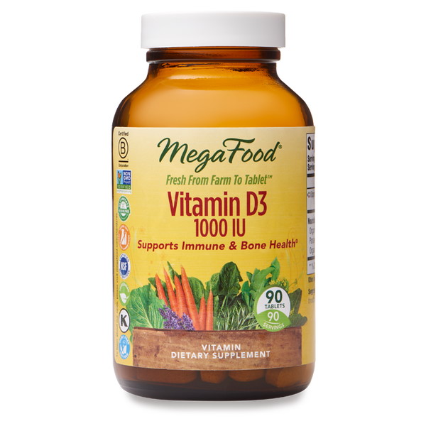 ³   Mega Food Vitamin D3 1000 UI 90 