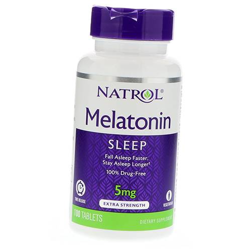  Natrol Melatonin Time Release 5 100 (36358016)