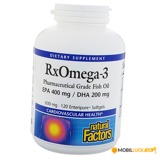  Natural Factors RxOmega-3 120 (67406001)