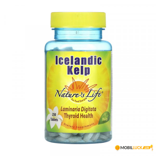  Nature's Life Icelandic Kelp 250 tab