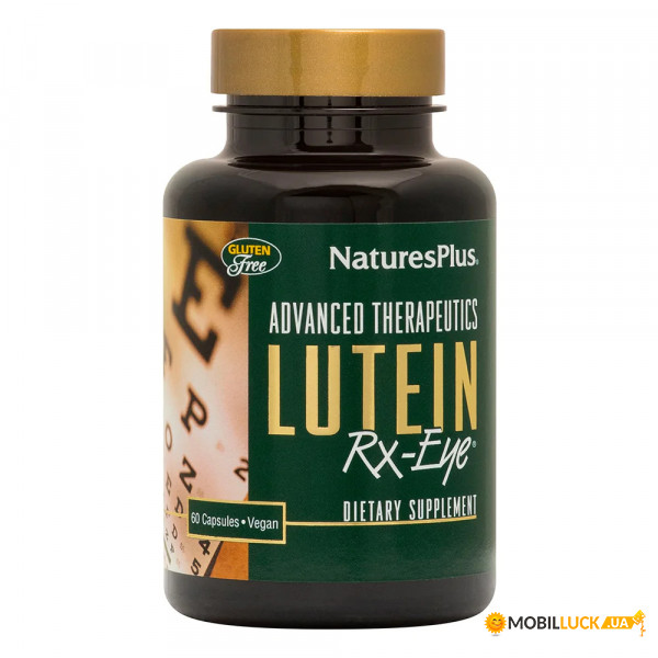  Natures Plus Advanced Therapeutics Lutein RX-Eye 60 