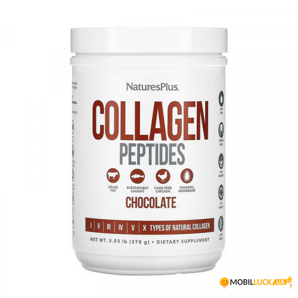  Natures Plus Collagen Peptides 364 g vanilla