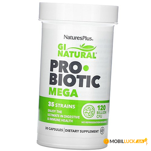  Natures Plus GI Natural Probiotic Mega, 30 (69375009)