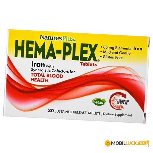 ³ Nature's Plus Hema-Plex Sustained 30  (36375058)