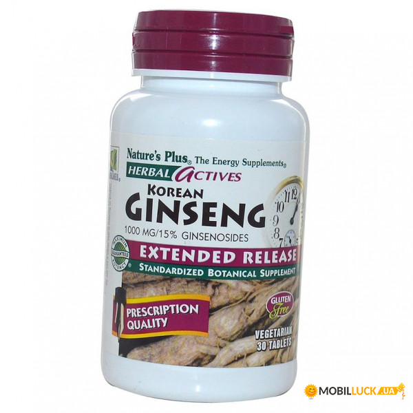  Nature's Plus Korean Ginseng 30  (71375010)