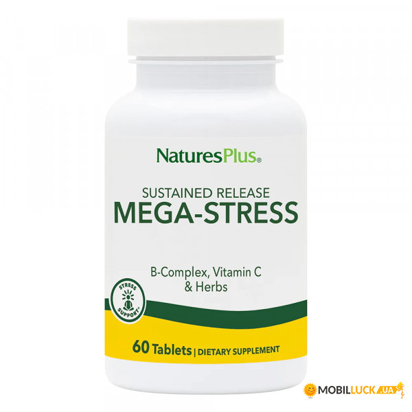  Natures Plus Mega-Stress Complex 60  