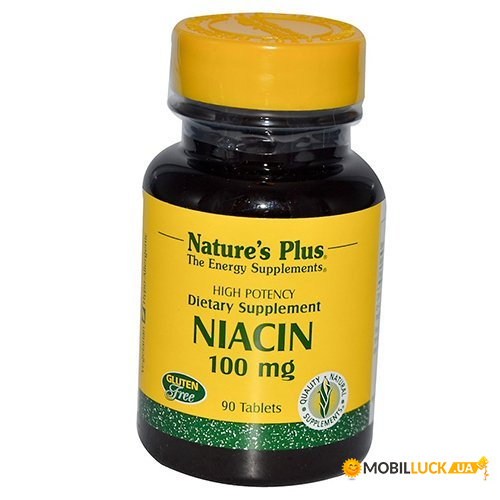  Nature's Plus Niacin 100 90  (36375006)