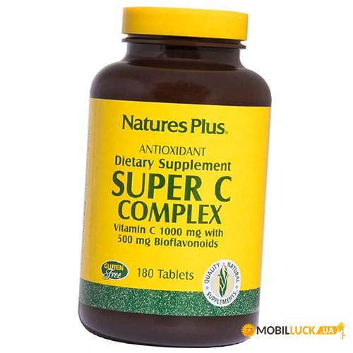     Natures Plus Super C Complex Tab 180 (36375165)